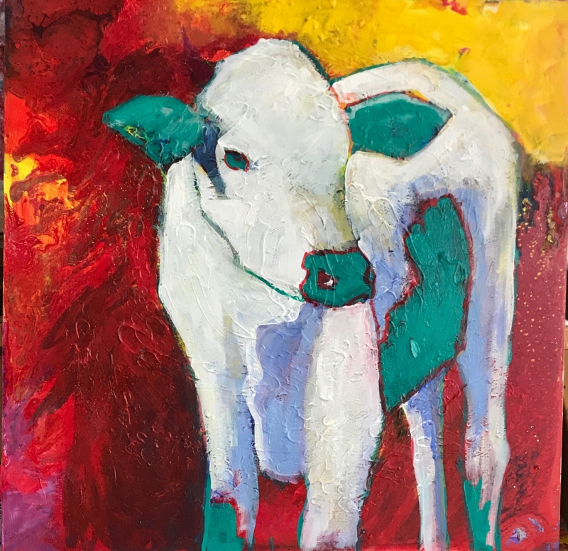 LITTLE CALF by artist DENA WENMOHS